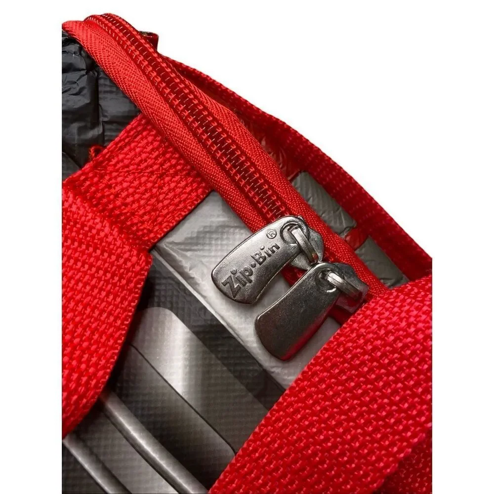 ZipBin Race Car Play Mat Storage Bag Kids Toy Organizer Red Carry Case Boys
